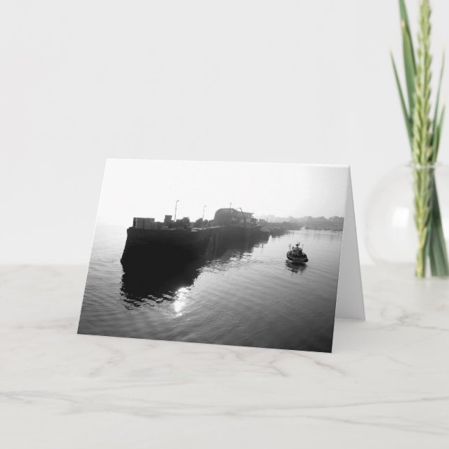 Hazy South Pier, Bridlington Card (Front)