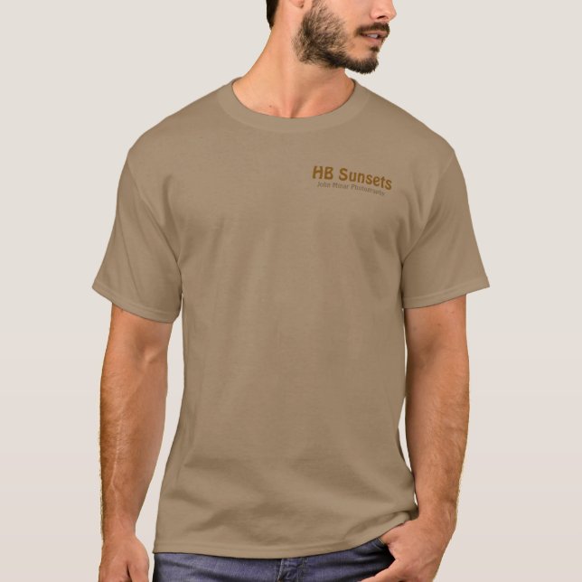 HB Sunsets Surf T-Shirt  (Front)