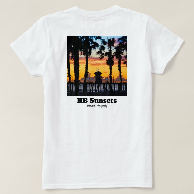 HB Sunsets T-Shirt (Women)  (Design Back)