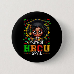 Hbcu Apparel For Kids Future Hbcu Grad Black Girl Button