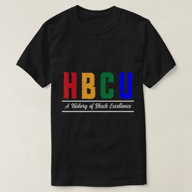 HBCU Apparel Historical Black College HBCU T-Shirt (Design Front)