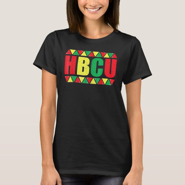 HBCU Black History Month Afro African Pride Men Wo T-Shirt (Front)