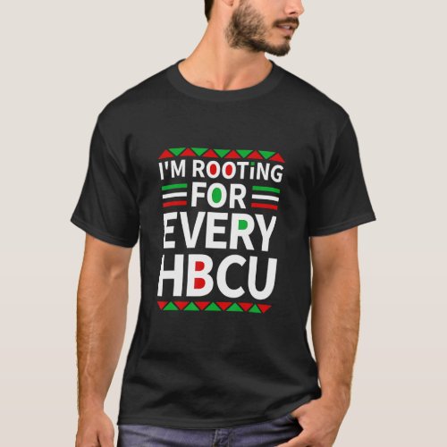 HBCU Black History Pride Historical Black College  T_Shirt