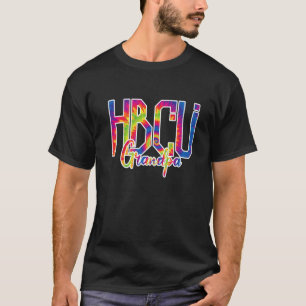 HBCU Grandpa college Alumni Tie Dye Apparel T-Shirt