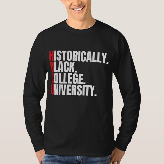 HBCU Historically Black College and University Men T-Shirt (Front)