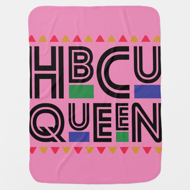 HBCU Queen Baby Blanket (Front)