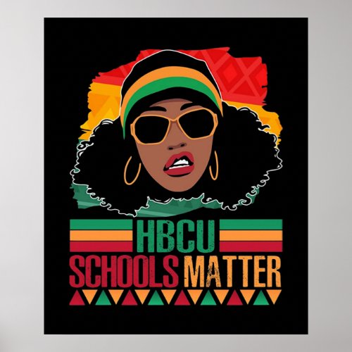 HBCU Schools Matter Vintage Poster
