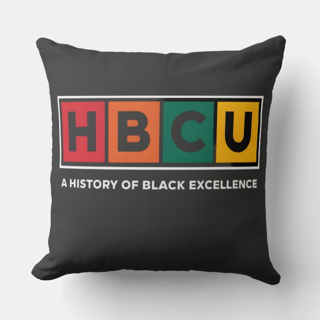 HBCU Throw Pillow (Front)