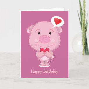 HBD Pig Card