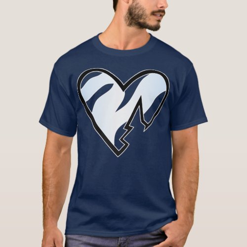 HBK Heart Silver T_Shirt