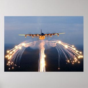 HC-130P/N Combat King Aircraft Poster