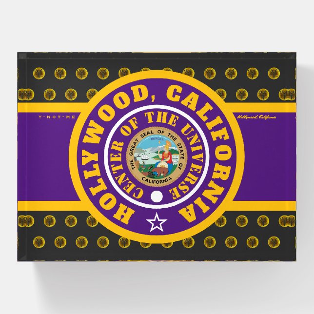 HCACOU HOLLYWOOD, CA (COU) 2  PAPERWEIGHT (Front)