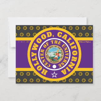 HCACOU HOLLYWOOD, CA (COU) 2  POSTCARD