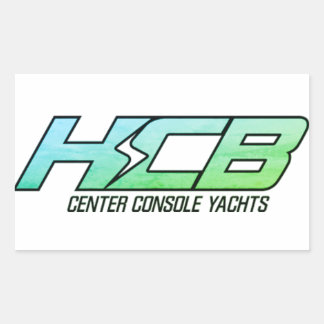 HCB Consule Centers Yachts Rectangular Sticker