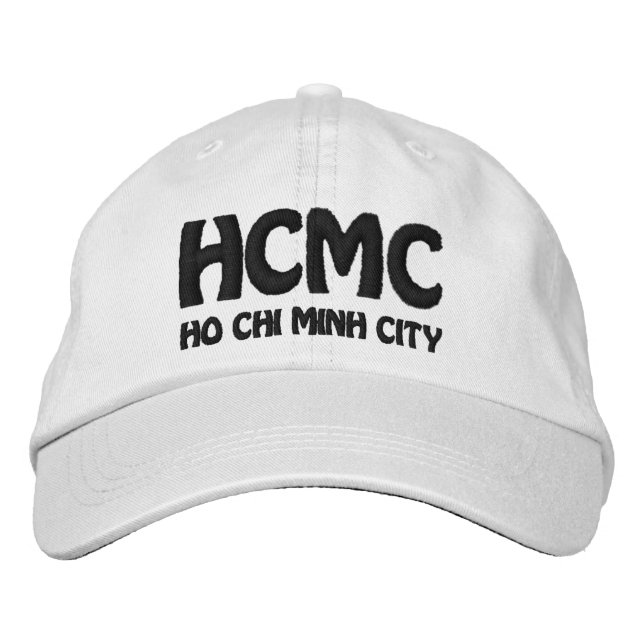 HCMC, Ho Chi Minh City Embroidered Baseball Cap (Front)