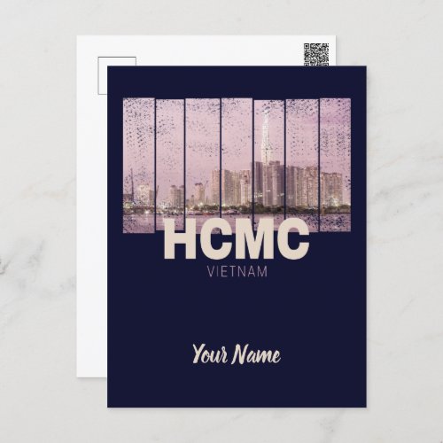 HCMC Saigon Ho_Chi_Minh_City Skyline Vietnam Holiday Postcard