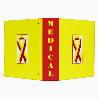 HCV Ribbons Medical Notebook Binder