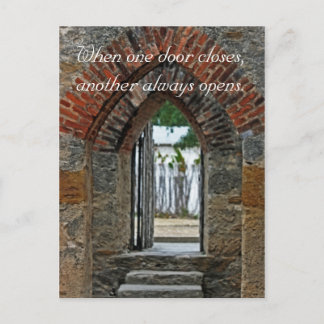 HD Doorway Postcard