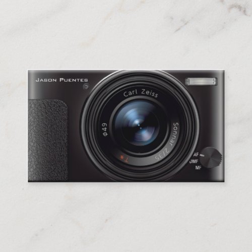 HD Lens Digital Camera Photographer Business Card