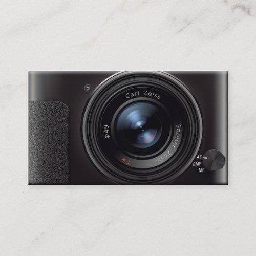 HD Lens Digital Camera Photographer Business Card