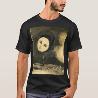 Hd Strange Flower  By Odilon Redon  (1880) High T-Shirt