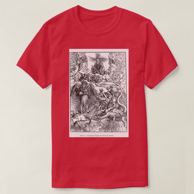 HD The Woman Clothed with the Sun and the Sevenhea T-Shirt (Design Front)