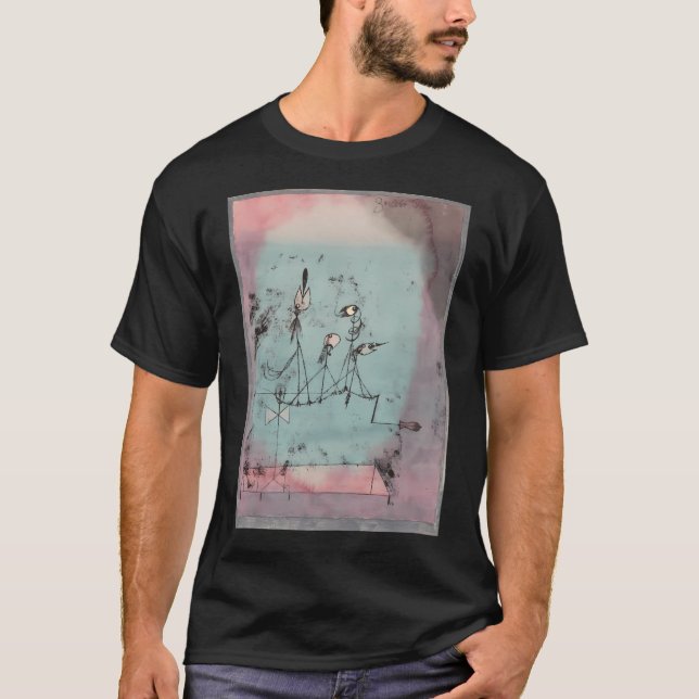 Hd. Twittering Machine By Paul Klee. High T-Shirt (Front)