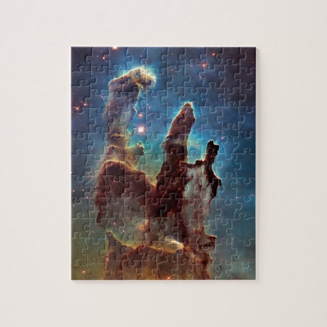 HDR Eagle Nebula Pillars of Creation Jigsaw Puzzle (Vertical)