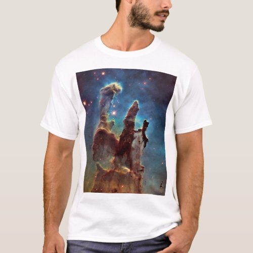 HDR Eagle Nebula Pillars of Creation T_Shirt