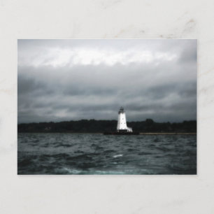 HDR light house postcard
