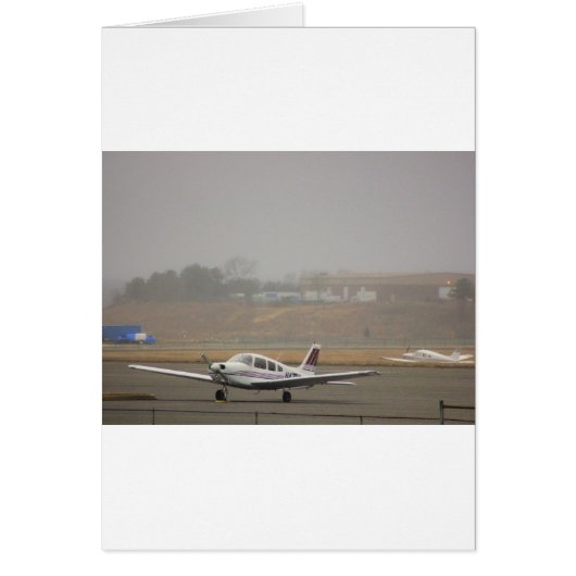 HDR Plane Foggy Background Cards (Front)