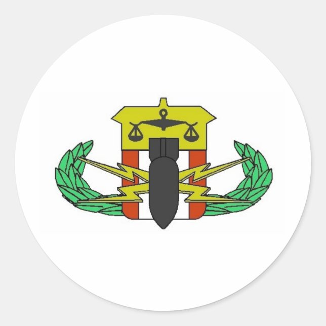 HDT Badge Classic Round Sticker (Front)