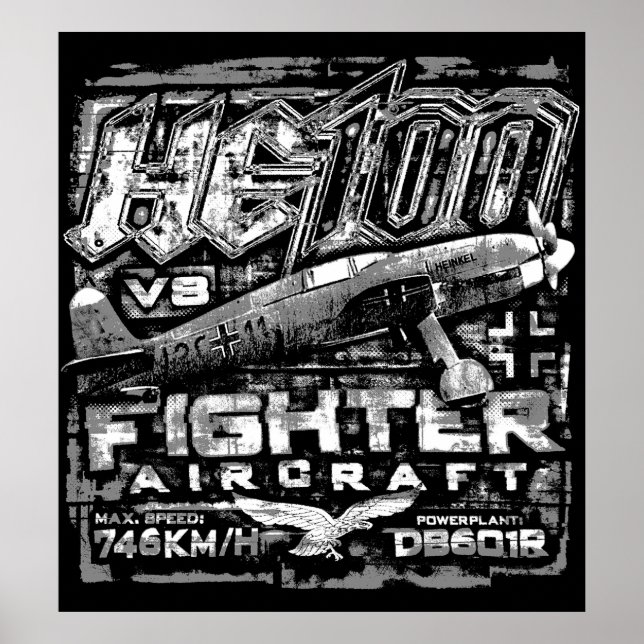 He 100 V8 Poster (Front)