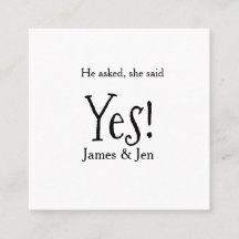He asked she said yes engagement party name simple