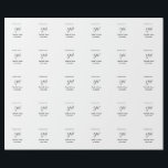 He asked she said yes engagement simple minimal  wrapping paper<br><div class="desc">design</div>