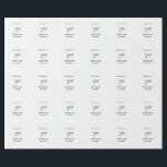 He asked she said yes engagement simple minimal  wrapping paper<br><div class="desc">design</div>