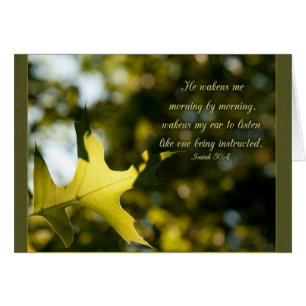 He awakens me Parakaleo note card