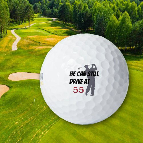 He Can Still Drive at 55 Golf Balls