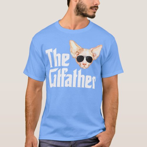 he Catfather Sphynx Kitten Pet Owner  T_Shirt