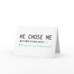 He