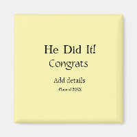 he did it congrats graduation add student name ye