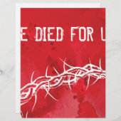he died for us (Front/Back)