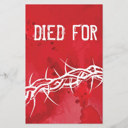 he died for us (Front)