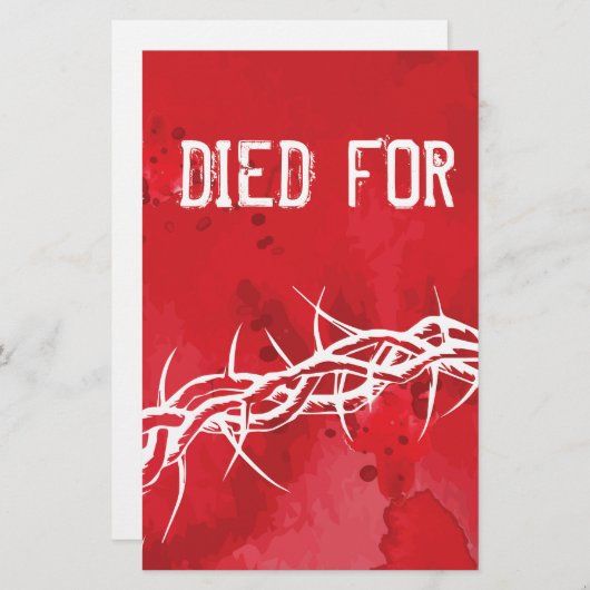 he died for us (Front/Back)