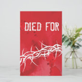 he died for us (Standing Front)