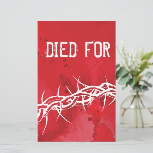 he died for us (Standing Front)