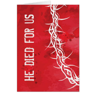 he died for us cards