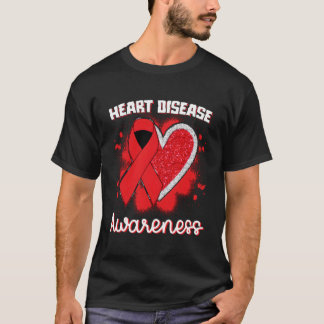He Disease Awareness I Wear Red To Fight He Diseas T-Shirt