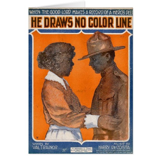 He Draws No Color Line Cards (Front)
