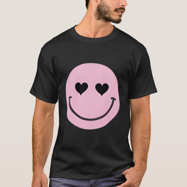 He Eyes Happy Face 'S Day He T-Shirt (Front)
